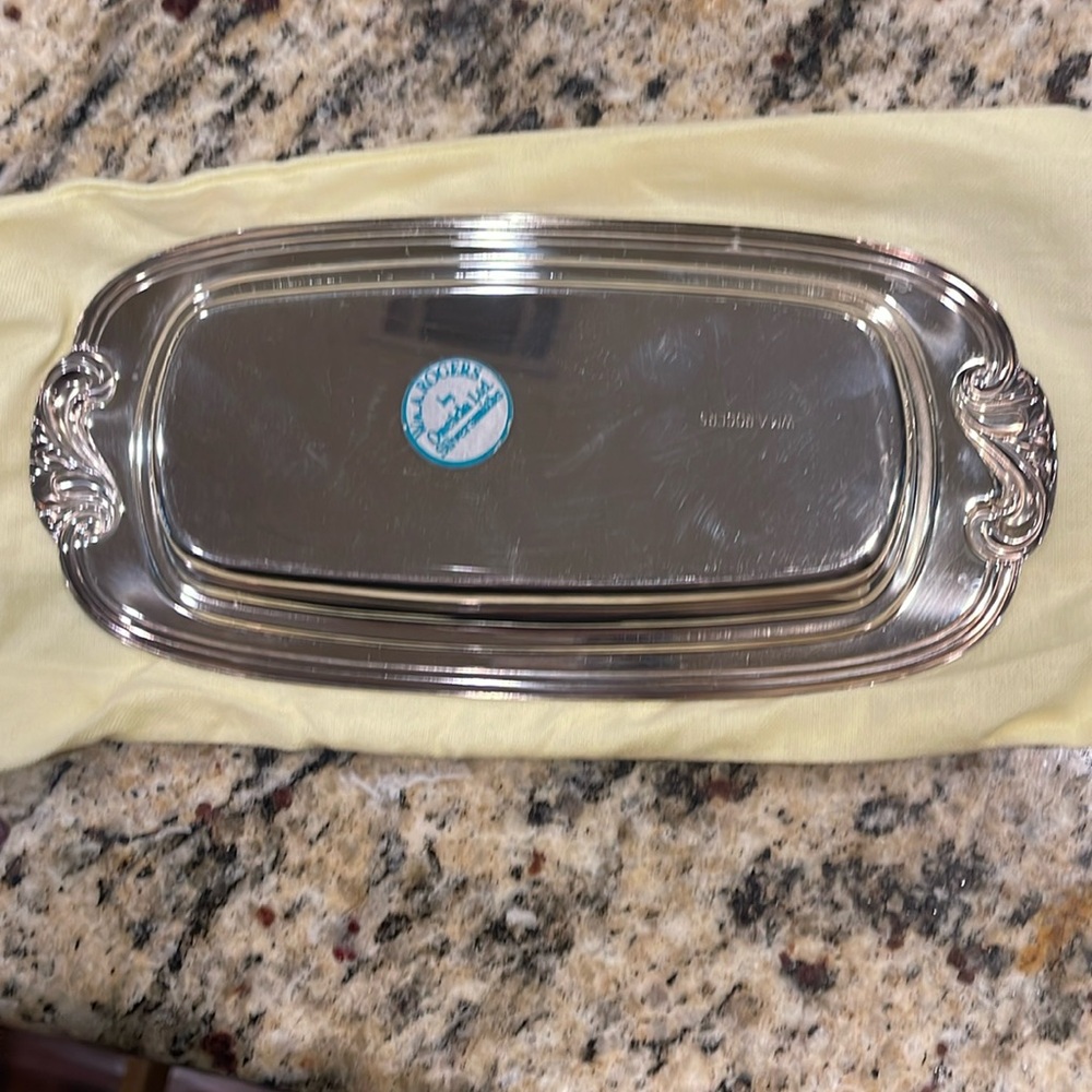 Silver plate butter dish - Picture 4 of 4